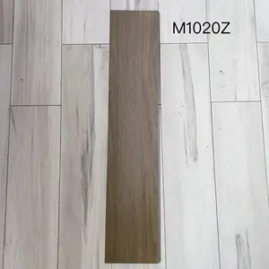 Carreau mat en porcelaine émaillée de haute qualité 200x1000mm Texture d'imitation en bois massif antidérapant planchers intérieurs carreaux de bois de taille personnalisée