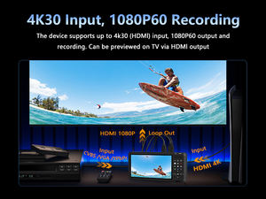 Convertisseur vidéo analogique CVBS S-<span class=keywords><strong>Video</strong></span> 720P en numérique MP4 1080P, boîte d'enregistrement vidéo AV, carte de capture pour cassettes VHS DVD - Product Image 3