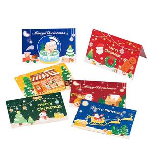 Biglietti <span class=keywords><strong>di</strong></span> Auguri Personalizzati con Logo, Design Stampato, Biglietti <span class=keywords><strong>di</strong></span> Ringraziamento in Carta con Lamina Dorata, Biglietti Regalo - Product Image 2