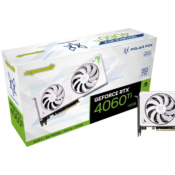 日本未発売】Manli POLAR FOX RTX5060ti 16G Manli GeForce RTX™ 5060
