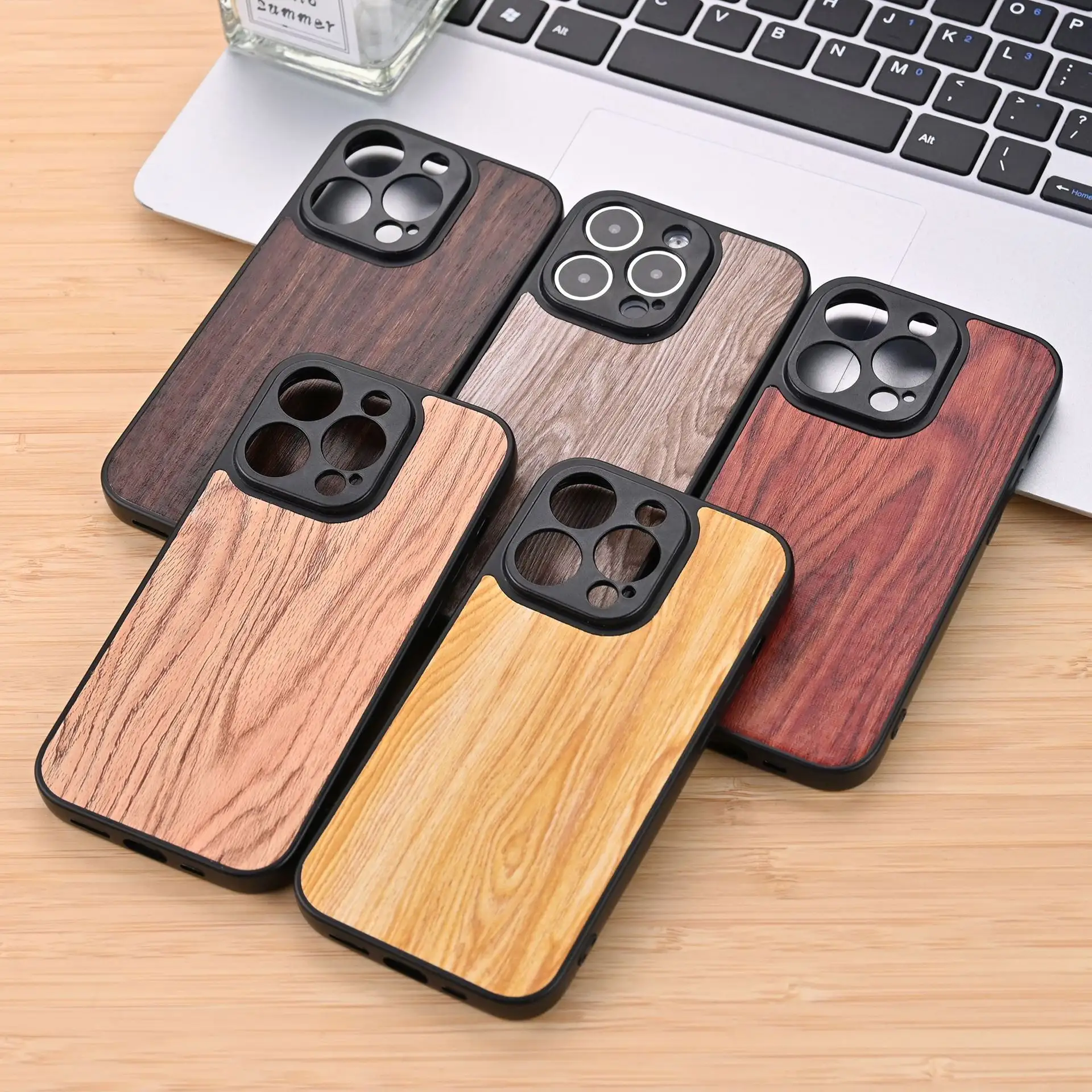 Wooden Phone Case For iPhone 15 pro back cover for iPhone 15 Plus 14 pro max 13 12 SE4 LM200