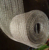 Joint filtrant en maille métallique compressée tricotée de 15 mm / filtre airbag / anneau filtrant en maille
