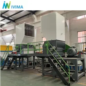 Waste plastic lump block film bottle etc crusher machine / crushing machine factory / plastic grinder