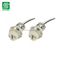 Douille en porcelaine Colshine G9 pour ampoule halogène E27/GU10, compatible LED, AC 165-265V, garantie 2 ans, 2A, sécurité pratique