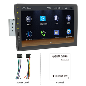Autoradio BQCC 1DIN Carplay Android <span class=keywords><strong>Auto</strong></span> avec écran tactile capacitif 9 pouces, émetteur FM, stéréo BT, USB, AUX-in, aide au recul AHD - Product Image 2