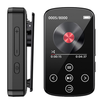 Reproductor de música MP4 deportivo de alta calidad con pantalla táctil Memoria de 64GB Clip Lavalier HIFI Capacidad BT-Material plástico duradero