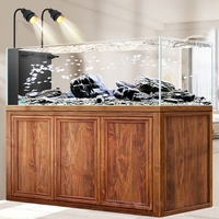 Pompe à eau pour aquarium rectangulaire grand format, filtration automatique écologique 5W, flotteur en verre, fond en alliage titane-magnésium