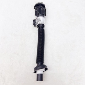 Juego de desagües para lavabo con tubería a prueba de olores, doble propósito, montaje en pared y desagüe horizontal, tipo compresión, fácil instalación - Product Image 4