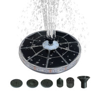 Fuente de Agua Decorativa para Jardín con Baño para Pájaros, de Energía Solar y Control Programable, para Exteriores, Modelo 2026