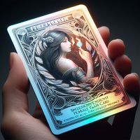 Fournisseurs de cartes à collectionner : Impression personnalisée, effet holographique Ghost Foil, écologique, durable, vernissage mat, carte de collection