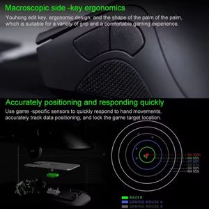Original <span class=keywords><strong>Razer</strong></span> DeathAdder Essential Wired Gaming Mouse 5 Hyperesponse Botones 6400 DPI Ratón óptico - Product Image 4