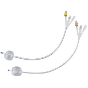 สายสวนปัสสาวะแบบใช้แล้วทิ้ง ทำจากซิลิโคนทางการแพทย์ 100% แบบ 2/3 ทาง - Product Image 1