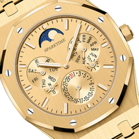 SPARKTIME Haute Qualité Polygone Cas Étanche Montre En Acier Inoxydable Hommes Montre D'affaires De Luxe Mécanique Homme Montre-Bracelet
