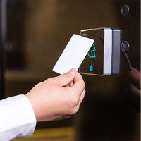 Tarjeta NFC Ntag213 de PVC RFID Personalizada con Impresión Pasiva para Reseñas de Google, para Interacción en Redes Sociales, Venta al por Mayor