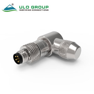 ขั้วต่อพลาสติก M8 แบบ 4 ขา 3 ขา ตัวผู้ แบบขึ้นรูปตามสั่ง ประกอบเป็นขั้วต่อวงกลม กันน้ำ IP67 สายเคเบิล M8 - Product Image 1