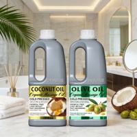 Huile de massage naturelle biologique 750 ml en vrac pour le visage, le corps et les cheveux, soin nourrissant multifonctionnel, huile essentielle de lavande, vitamine C froide