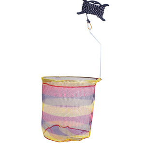 Landing <b>Net</b> Foldable Metal Coated <b>Mesh</b> 40cm 50cm Bridge Fishing Gear Fish Catch <b>Net</b> - Product Image 1