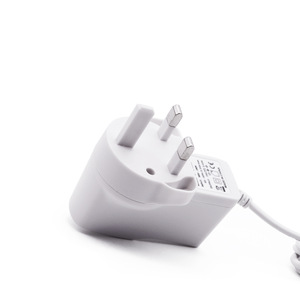 Adaptador de corriente blanco, salida de CC de 24 V y 0,5 A, enchufe cuadrado para humidificador de aromaterapia - Product Image 3