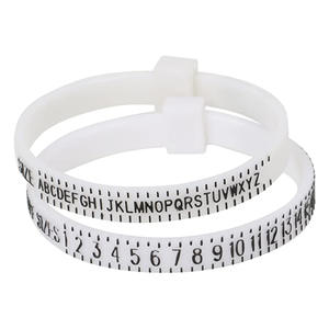 Ring Sizer Messwerk zeug Wieder verwendbare Finger größe Messgerät Schmuck Größen messgerät US/UK/EU Kunststoff Ring Sizer - Product Image 5