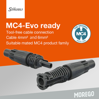 [ LONGI JA Solar ] Connecteur de panneau solaire Staubli MC4 IP68 2,5 mm 4 mm 6 mm 10 mm Connecteur de câble en plastique