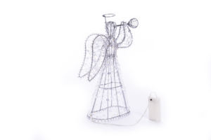 Fabricant d'ornements décoratifs sur pied en gros Ange pour la maison avec ruban de perles Cadeaux de fantaisie - Product Image 2