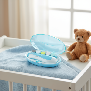 Set de Cortauñas para Bebé Myrva con Lima y Cortador, Diseño de Plástico Azul Suave para un Cuidado Infantil Seguro, Incluye Estuche de Almacenamiento - Product Image 2