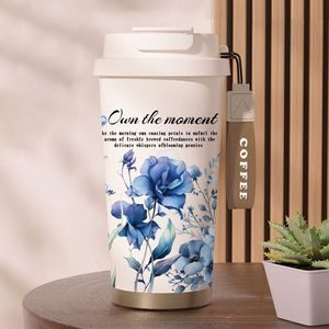 Wholesale of New 530ml Ceramic Inner Liner Coffee <b>Cups</b> for Outdoor Portable Car Dual-Drinking Casual Use - Product Image 6