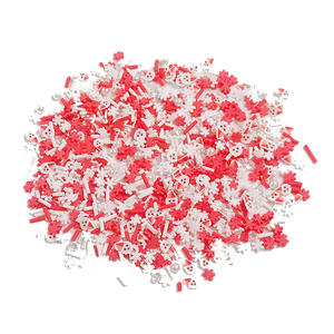 CHENXI 500G Mezcla a granel de adornos de caramelo para árbol de Navidad, dijes para manualidades de slime con pegamento cremoso DIY y rodajas de polímero - Product Image 3