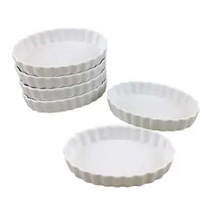Западная домашняя печь безопасная жаростойкая сервировочная посуда овальная белая фарфоровая посуда для выпечки с логотипом