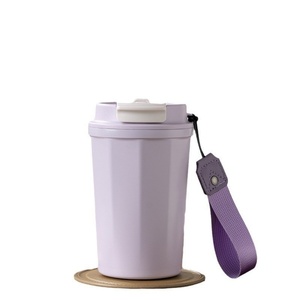 Mug à café portable pour la maison, en acier inoxydable 316, avec paille, double usage, sous vide, anti-fuite, résistant aux chutes, incassable, avec logo imprimé - Product Image 5