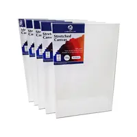 Stretched Canvas 2022 Art Supplies 380g 40*60cm Stretched White Blank Canvas For Acrylic Pouring And Oil Painting