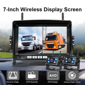 <b>Wireless</b> System 7 Inch <b>Reversing</b> Monitoring Display With 2CH Night Vision Record Backup Support Truck <b>Wireless</b>-7-x36- - Product Image 4