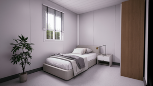 Maison modulaire préfabriquée à <span class=keywords><strong>un</strong></span> étage en conteneur, installation rapide, maison en acier <span class=keywords><strong>pour</strong></span> camping, bureau, habitation et utilisation sur chantier - Product Image 6