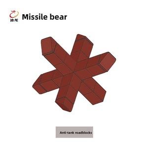 WW2 modello <span class=keywords><strong>militare</strong></span> giocattolo ostacoli blocchi compatibili guerra mondiale II per la scena di ricerca attrezzature - Product Image 2