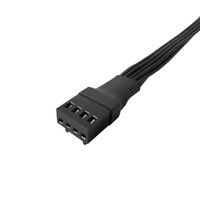 Câble d'extension de ventilateur de refroidissement pour carte mère 1 à 3 voies, connecteur PWM 4 broches, câble de ventilateur d'ordinateur 4p, un point trois HUB