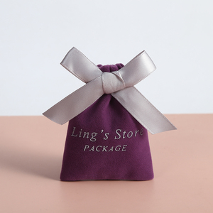 Bolsa de Terciopelo Grueso Morado de 12*15cm a Precio de Fábrica para Guardar Joyas, Maquillaje, Cosméticos, Dulces, Cristales, Gua Sha, Bolsa de Regalo - Product Image 6