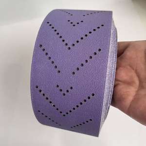 70mm Multi-agujero <span class=keywords><strong>Jumbo</strong></span> Rolls Cerámica Automotriz Papel de Lija Disco Gancho y Bucle Recubierto Hoja de Lijado - Product Image 6