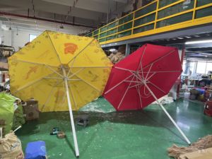 <span class=keywords><strong>Parasol</strong></span> central moderne coupe-vent <span class=keywords><strong>3m</strong></span> <span class=keywords><strong>rond</strong></span> avec tissu hydrofuge pour mobilier d'extérieur - Product Image 4