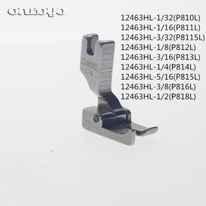 Penekan Kain Berengsel Kiri dengan Panduan untuk Jahitan Atas 12463HL Walking Foot Ukuran 1/32 1/16 3/32 1/8 3/16 1/4 5/16 3/8 1/2 - Product Image 3