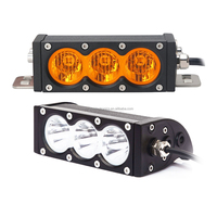 Promotion : Barre lumineuse LED tout-terrain 12V 24V 6 pouces 155mm 30W à faisceau spot unique blanc/ambre pour VTT, UTV, moto