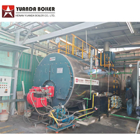 Caldera de Vapor de Gas Natural, Diésel, GLP y Petróleo de 0.5, 1, 1.5, 2, 3, 4, 5, 6, 8, 10, 12 y 15 Toneladas, Fabricante Más Vendido en China, con Certificación ASME, CE, EAC e ISO