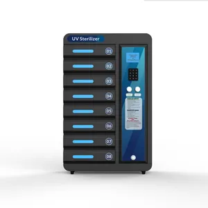 safes sterilizer 8 bay pin code charging locker, Cell Phone Charging Cabinet, Mobile Phone Charger Locker for train station