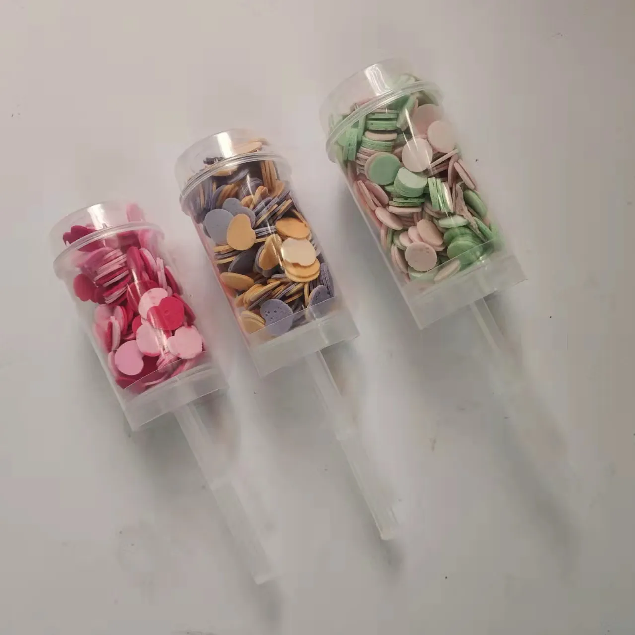 Sabun Mandi Mini Portabel Bentuk Bintang atau Bentuk Bulat, Kertas Sabun Konfeti Dalam Kotak Plastik Lollipop