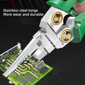8-in-1 Multifunction <b>Tool</b> - Wire Stripper Cutter & Voltage Tester (12V-250V AC/DC) with Audible LED Alarm - Product Image 2