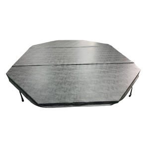 Couverture de <span class=keywords><strong>piscine</strong></span> de spa de bain extérieur de haute qualité Design moderne gris trois couvercles octogonaux super larges bain à remous octogone couverture de spa à remous - Product Image 1