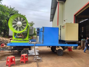 Cannone Nebulizzatore Mobile KEHUA 40m con Generatore Diesel 20Kw e Serbatoio Modello GDKH-40M Automatico - Product Image 2