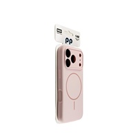 Coques de téléphone portable iPhone 17 Pro Max en silicone liquide effet peau, avec bouton IA tout-en-un, fixation magnétique, couleur unie, minimaliste, moulage par injection