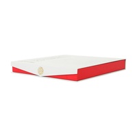 Boîtes cadeaux magnétiques en papier d'art noir mat avec logo personnalisé, gaufrage et doublure en éponge recyclable pour un emballage de produit sécurisé
