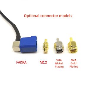 Base magnétique SMA femelle plaquée or - Connecteur RG174 avec broche/réceptacle SMA-F, base magnétique plaquée or RG174, broche/réceptacle pour antenne GPS de voiture - Product Image 4