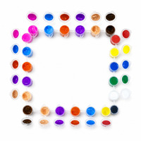 Pots de peinture de 5 ml, 6 couleurs vives, non toxiques, sûrs pour les enfants, pour le bricolage